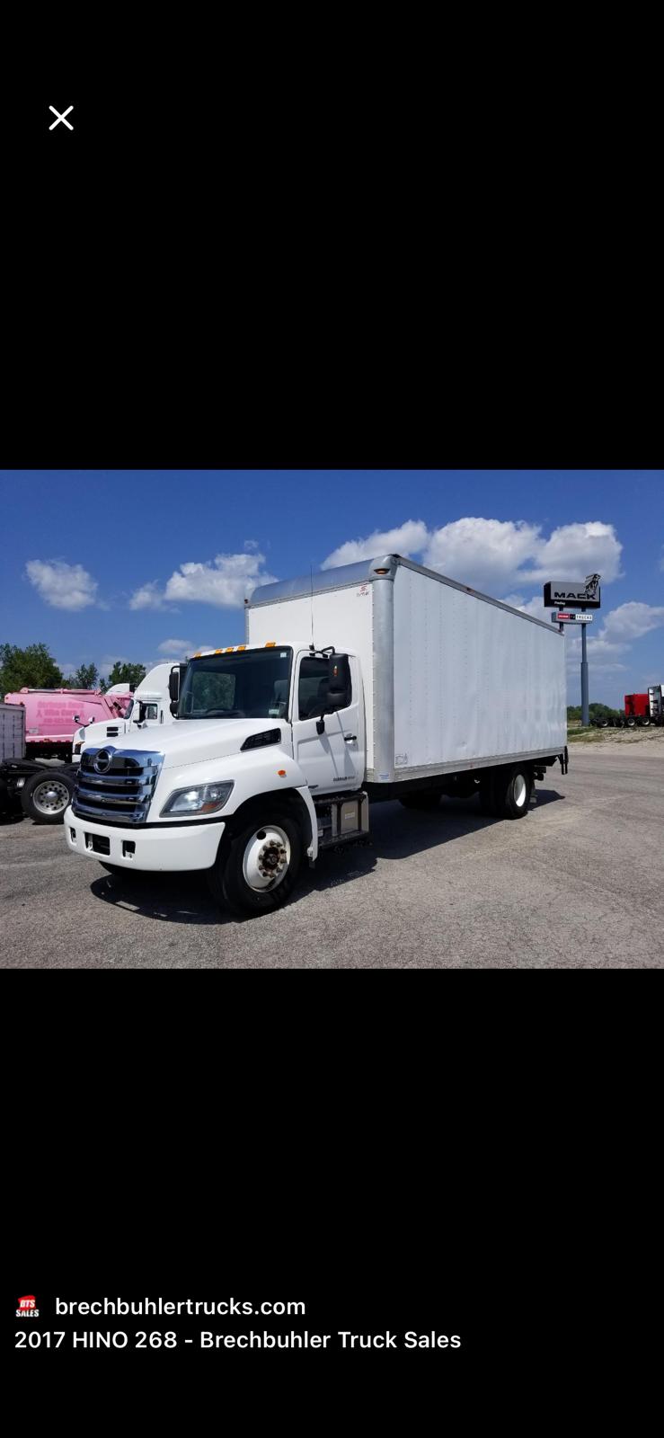 26ft dry freight box — HINO 268 fleet build