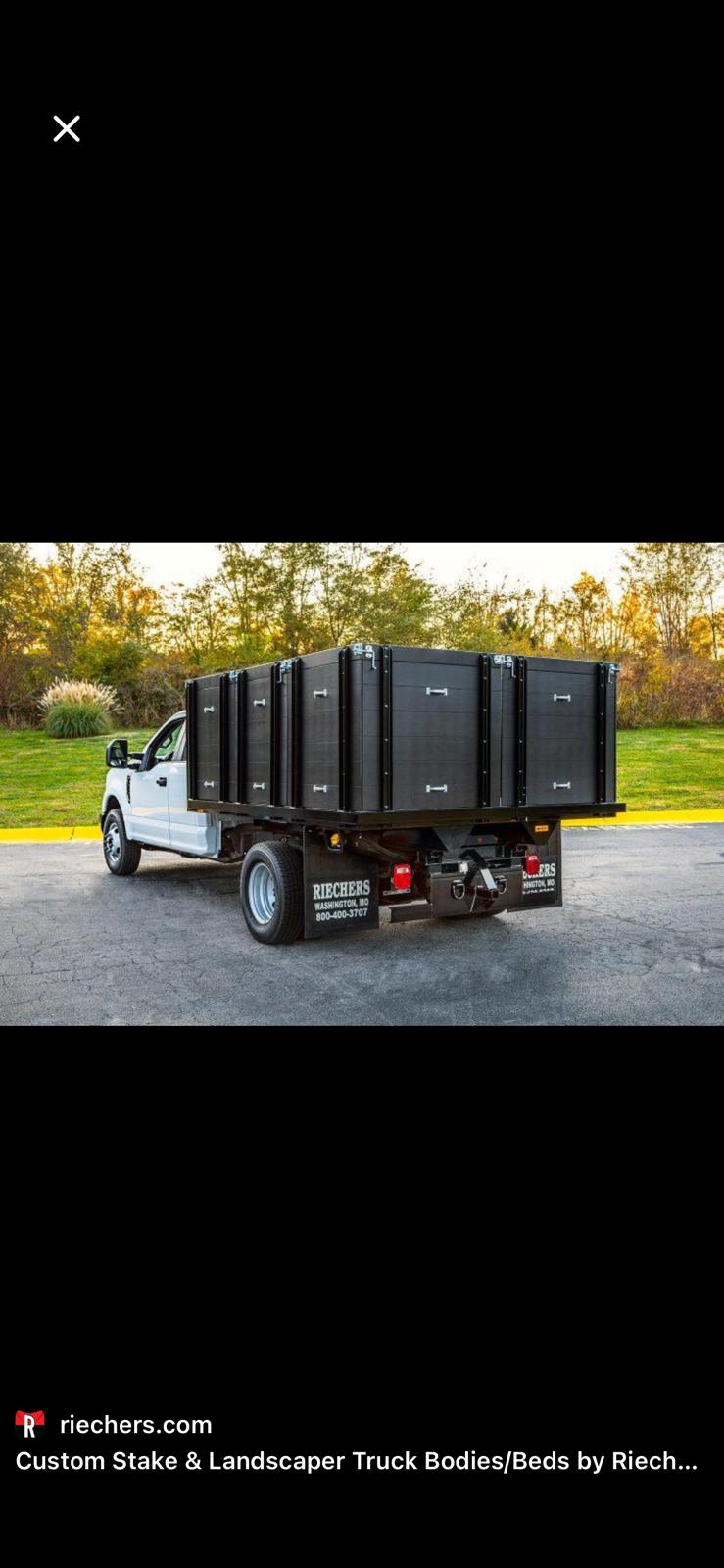 Landscaper stake body — Ford F-350